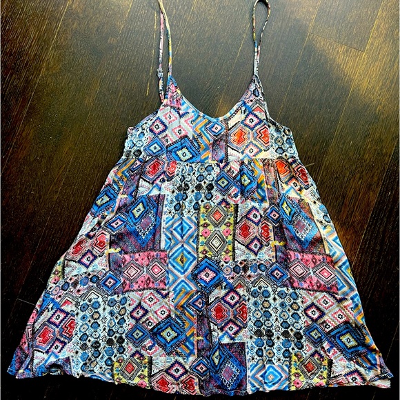Muui Dresses & Skirts - Gorgeous colourful patterned mini dress US 2 AUS 8 (boutique in Australia)